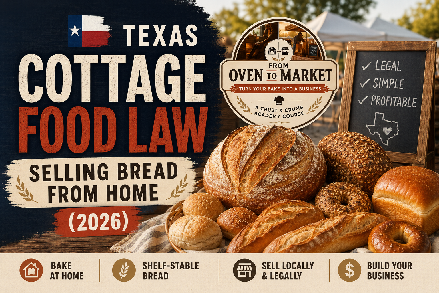 Texas Cottage Food Law: Selling Bread From Home (2026)
