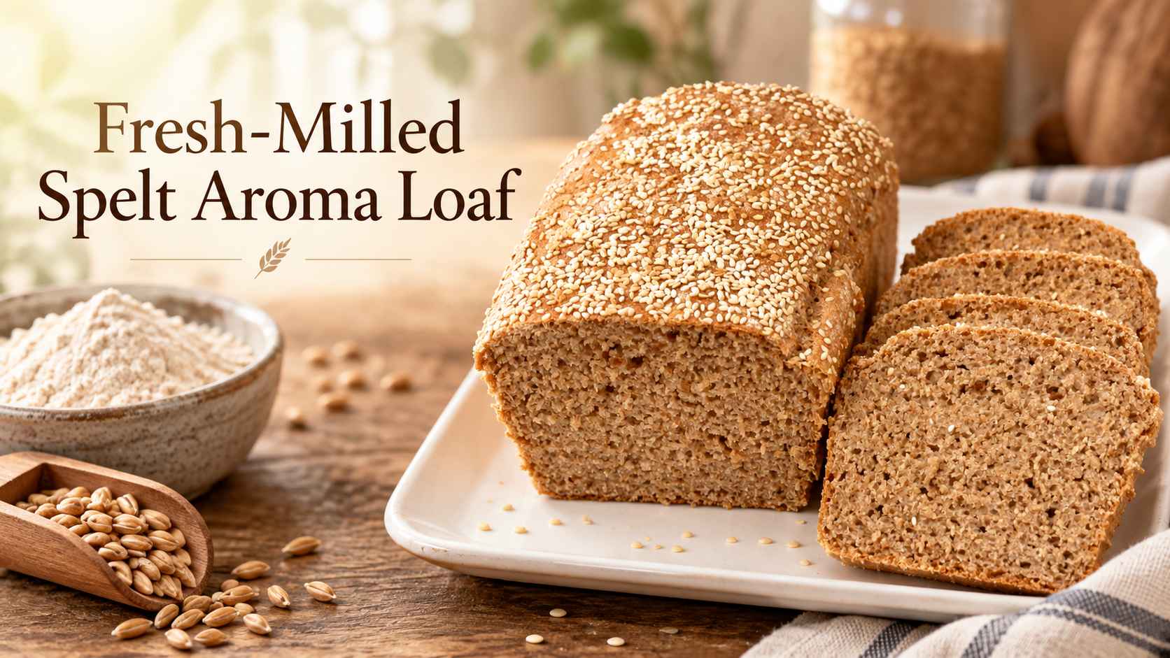 Fresh-Milled Spelt Bread: Why Fresh Flour Changes Your Dough