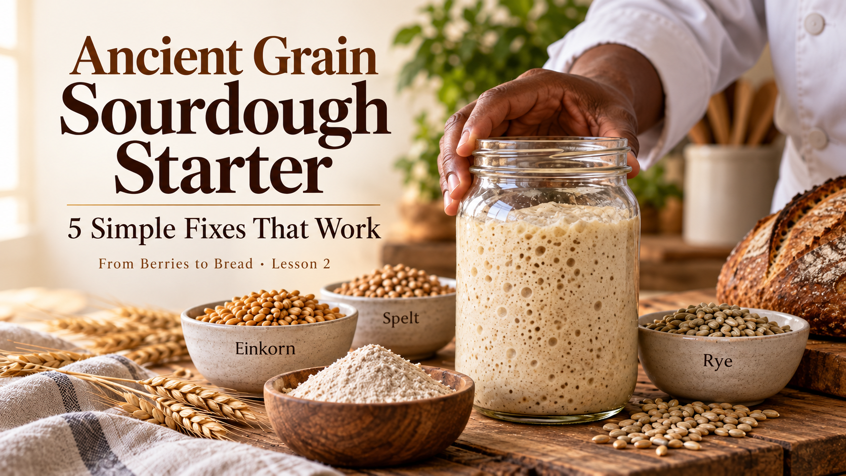 Ancient Grain Sourdough Starter: 5 Simple Fixes That Work